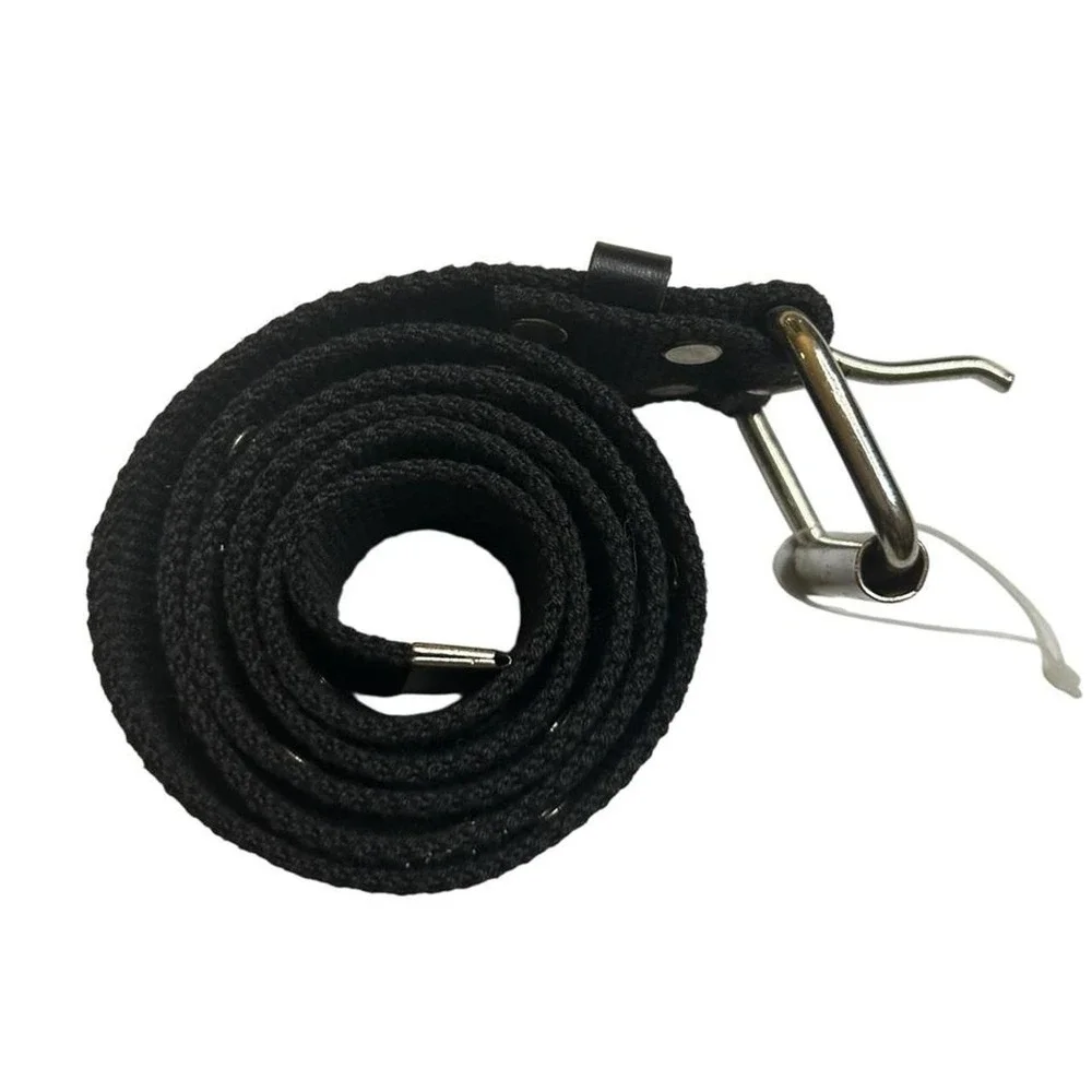 Black Belt Y2K Punk Scene Emo Star Studded Canvas Deadstock Double Grommet 39